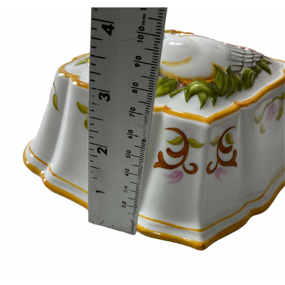 Vintage Franklin Mint Le Cordon Bleu Goose Duck Butterfly Jello Mold Ceramic - Picture 5 of 9